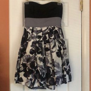 Black Floral Cocktail Dress